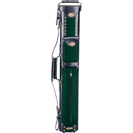 Étuis Instroke Geo en cuir Noir/Vert 2x3