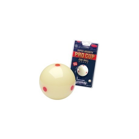 Boule Aramith T.V Pro Cup avec points Rouge
