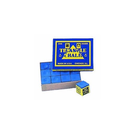 Triangle Blue Chalk Dozen